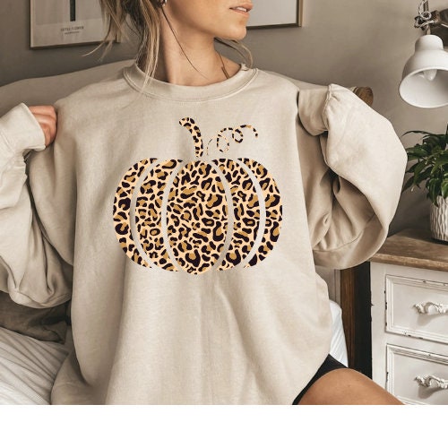 Leopard Pumpkin Thanksgiving Sweatshirt