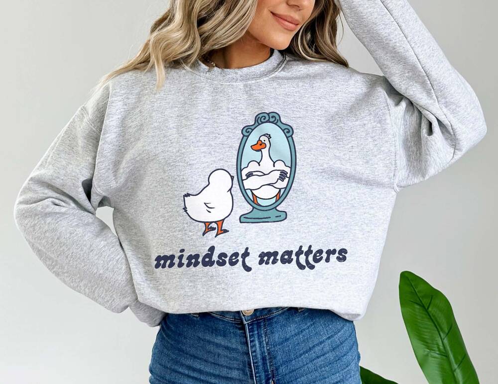 Mindset Matters Sweatshirt mit Rundhalsausschnitt