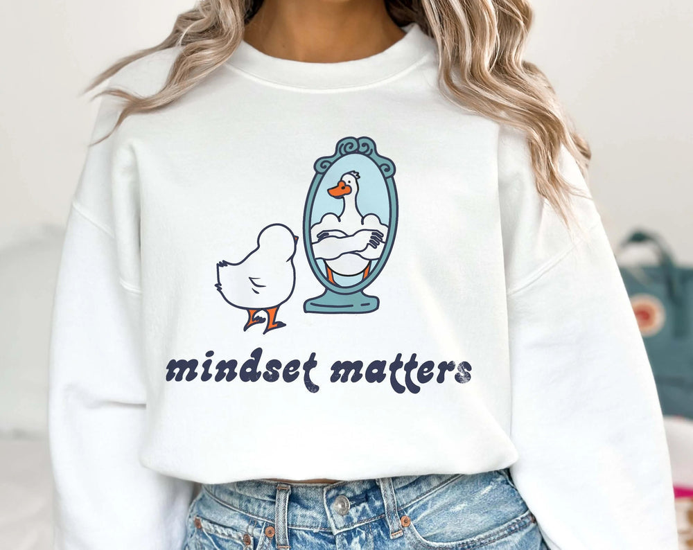Mindset Matters Sweatshirt mit Rundhalsausschnitt