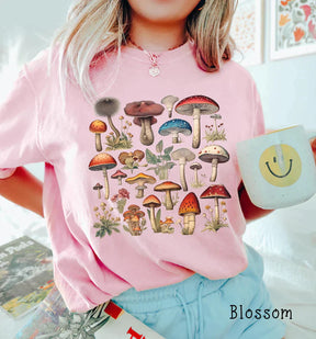 Vintage Mushrooms Comfort Colors Shirt